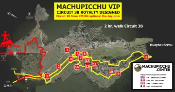 Circuito Machu Picchu 3B Percorso progettato dai reali VIP Machu Picchu Circuit 3B Royalty Designed Route VIP